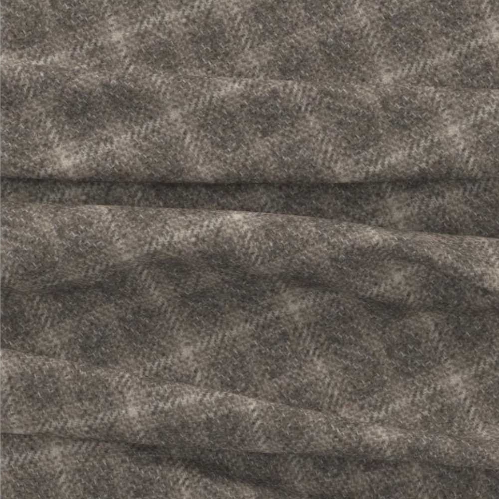 Women's Patchwork Jacket - Brown And Blue - image 4